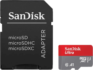 Карта памяти SanDisk 32 GB microSDHC UHS-I V30 Class 10 Ultra (SDSQUA4-032G-GN6MA)