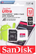 Карта памяти SanDisk 32 GB microSDHC UHS-I V30 Class 10 Ultra (SDSQUA4-032G-GN6MA)