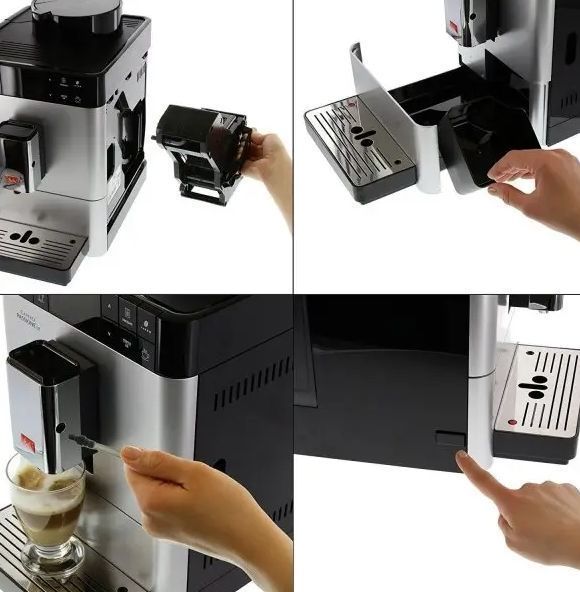 Кавомашина автоматична Melitta CAFFEO Varianza CSP stainless steel (F58/0-100)