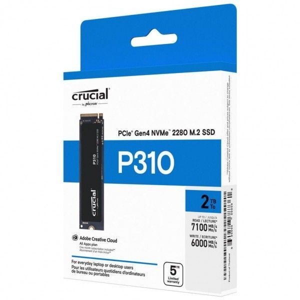 SSD накопитель Crucial P310 500 GB (CT500P310SSD8)
