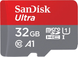 Карта памяти SanDisk 32 GB microSDHC UHS-I V30 Class 10 Ultra (SDSQUA4-032G-GN6MA)