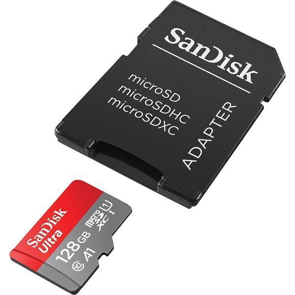 Карта пам'яті SanDisk 128 GB microSDXC UHS-I U1 A1 Class 10 Ultra (SDSQUAB-128G-GN6MA)