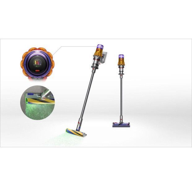 Вертикальний + ручний пилосос (2в1) Dyson V12 Detect Slim Absolute 2023 (448884-01)