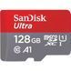Карта пам'яті SanDisk 128 GB microSDXC UHS-I U1 A1 Class 10 Ultra (SDSQUAB-128G-GN6MA)