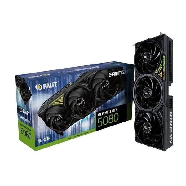 Видеокарта Palit GeForce RTX 5080 GamingPro V1 (NE75080019T2-GB2031Y)