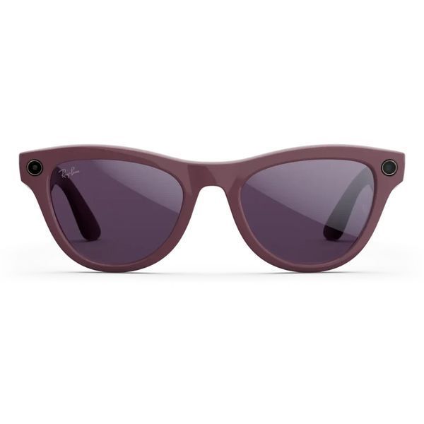 Смарт-очки Ray-Ban Meta Skyler Gen 2 Shiny Mystic Violet Frame/Clear to Amethyst Transit.Lens. (RW4014 6701CH 52-20)