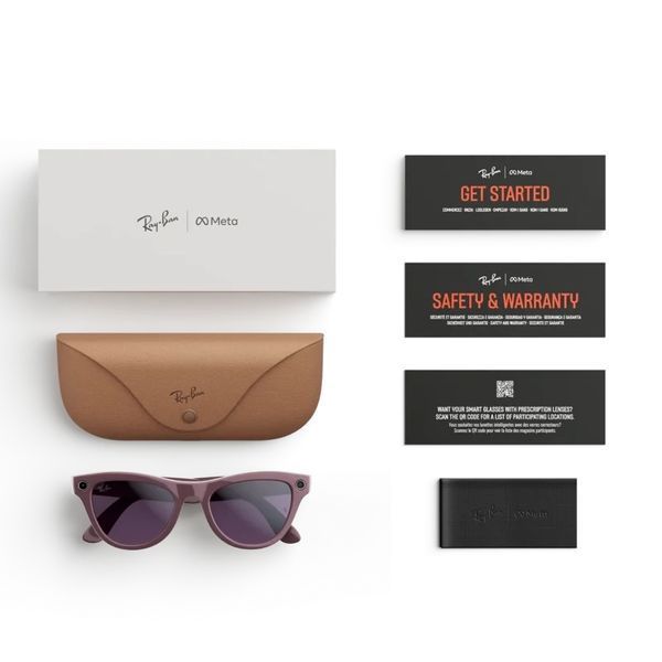 Смарт-очки Ray-Ban Meta Skyler Gen 2 Shiny Mystic Violet Frame/Clear to Amethyst Transit.Lens. (RW4014 6701CH 52-20)