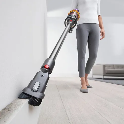 Вертикальний + ручний пилосос (2в1) Dyson V15 Detect Absolute 2023 Yellow/Nickel (446986-01)