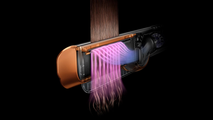 Стайлер (випрямляч) Dyson Airstrait HT01 Red Velvet/Gold EU (596931-01)