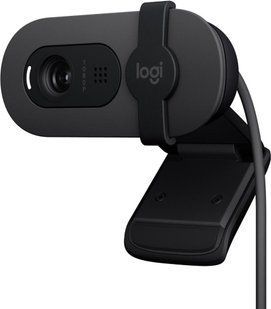 Веб-камера Logitech Brio 100 Full HD Graphite (960-001585, 960-001587)