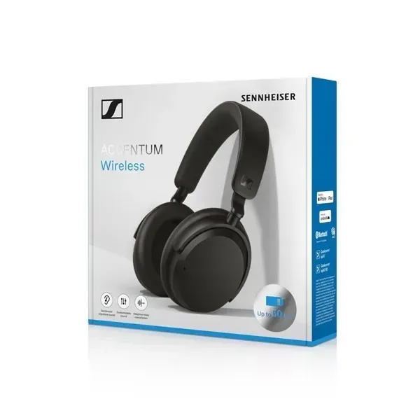 Навушники з мікрофоном Sennheiser ACCENTUM Wireless Black (700174)