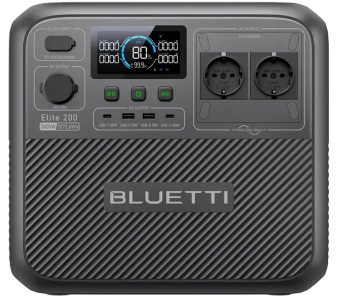 Зарядная станция BLUETTI Elite 200 V2 (P-EL200V2-EU-GY-BL-010)