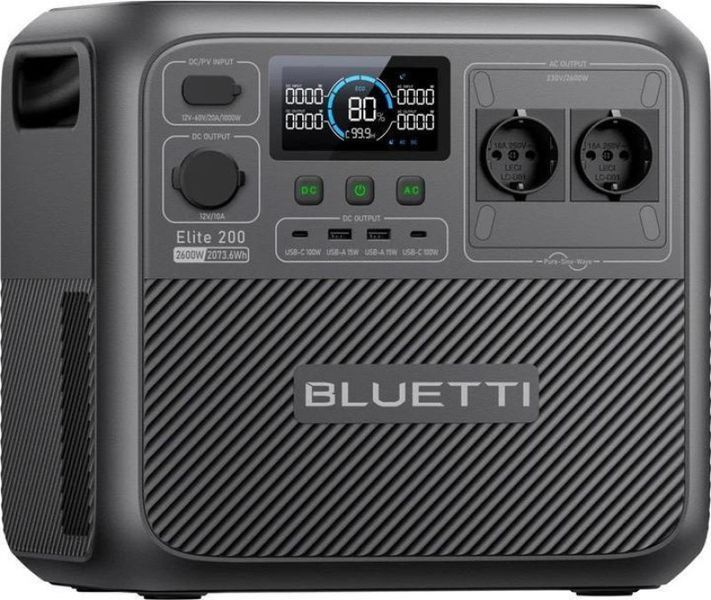 Зарядная станция BLUETTI Elite 200 V2 (P-EL200V2-EU-GY-BL-010)