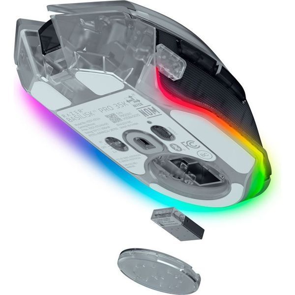 Мышь Razer Basilisk V3 PRO Wireless 35K Phantom White (RZ01-05240400-R3U1)