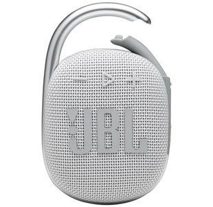 Портативна колонка JBL Clip 4 Eco White (JBLCLIP4ECOWHT)