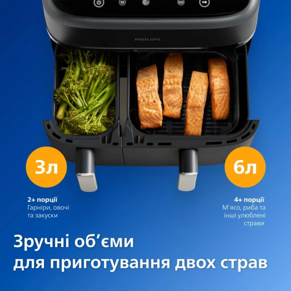 Мультипечь Philips Dual Airfryer 3000 Series NA350/00