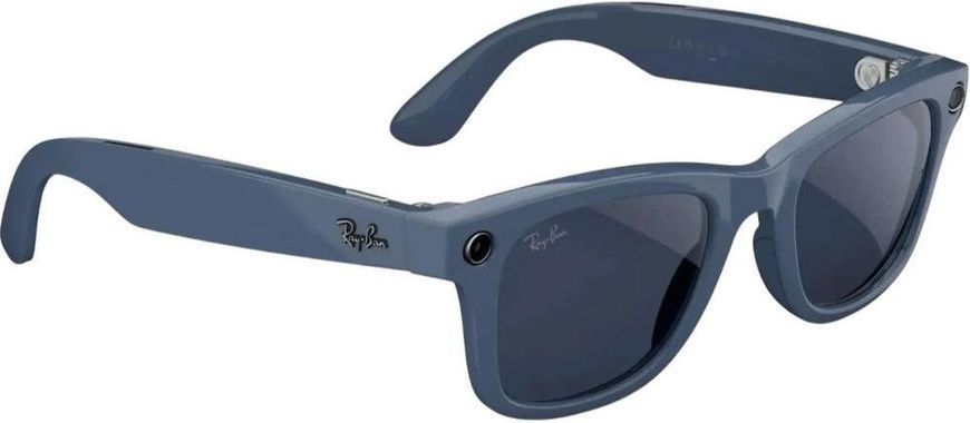 Смарт-очки Ray-Ban Meta Wayfarer Gen 2 Shiny Cosmic Blue/Clear Sapphire (RW4012 6628/MF 50-23)