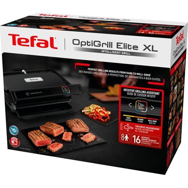 Електрогриль притискний Tefal OptiGrill Elite XL GC760812
