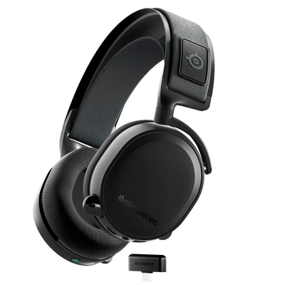 Навушники з мікрофоном SteelSeries Arctis 7+ Black (61470)