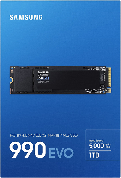 SSD накопичувач Samsung 990 EVO 1 TB (MZ-V9E1T0BW)
