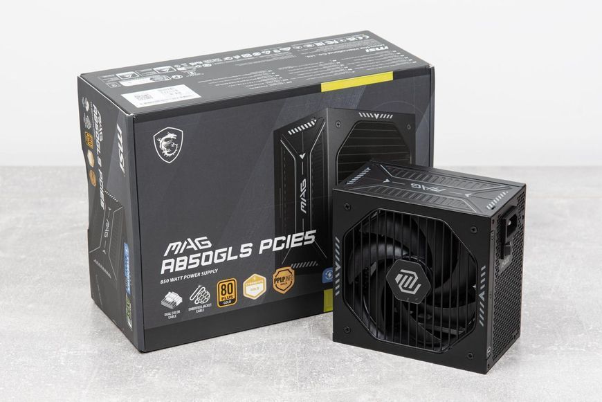 Блок живлення MSI MAG A850GLS PCIE5 (306-7ZPIY11-CE0)