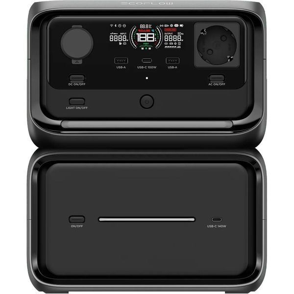Комплект зарядной станции EcoFlow RIVER 3 Max Plus (EFRIVER3MaxPlus-EU-CBOX)