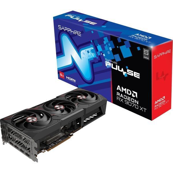 Видеокарта Sapphire Radeon RX 9070 XT 16GB PULSE (11348-03)