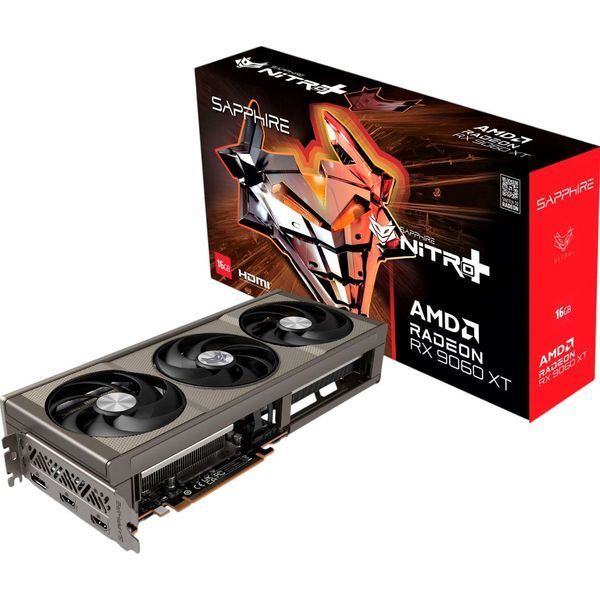 Відеокарта Sapphire Radeon RX 9060 XT 16GB NITRO+ GAMING OC (11350-01)