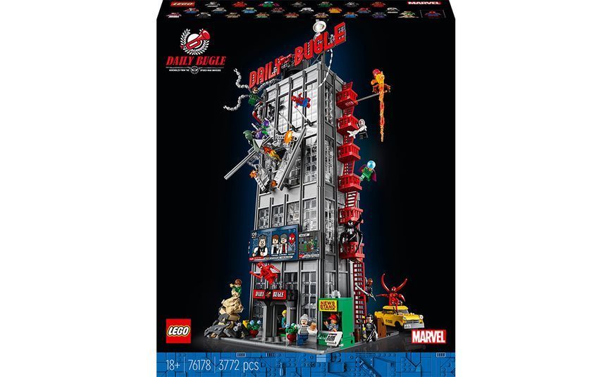 Блочный конструктор LEGO Marvel Человек-Паук: Daily Bugle (76178)