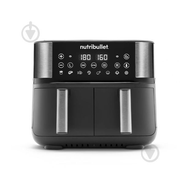 Мультипіч Nutribullet Twin Drawer Air Fryer NBA081B Black (NBA081B)