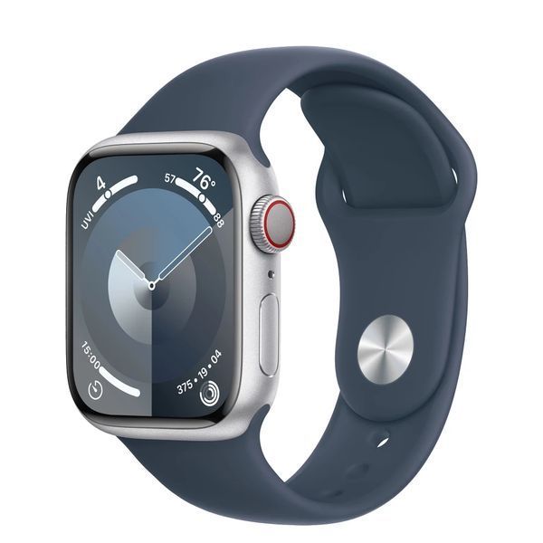 Смарт-годинник Apple Watch Series 9 GPS 41mm Midnight Aluminum Case w. Midnight Sport Band S/M (MR8W3)