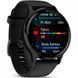 Смарт-годинник Garmin Venu 3 Slate Stainless Steel Bezel with Black Case and Silicone Band (010-02784-01/51)