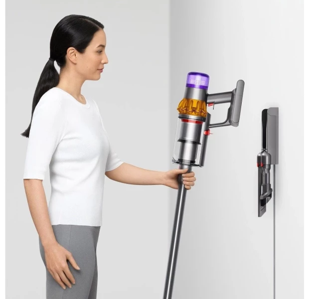Вертикальний + ручний пилосос (2в1) Dyson V15 Detect Absolute 2023 Gold/Gold (447000-01)