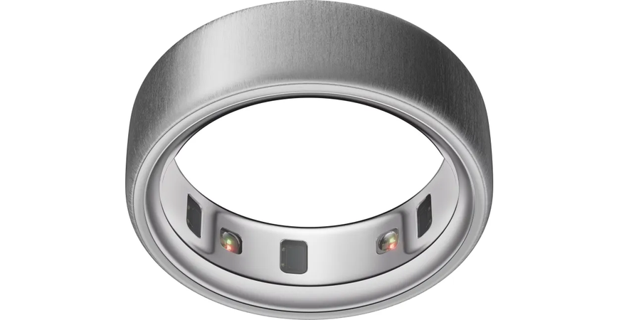 Смарт-кільце Oura Ring 4 Brushed Silver Size 11 (JZ90-54220-11)