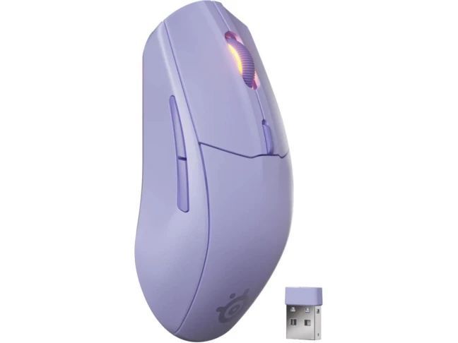 Миша SteelSeries Rival 3 Gen 2 Wireless Lavender (62525)