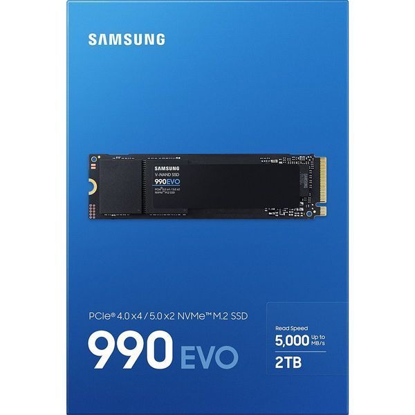 SSD накопичувач Samsung 990 EVO 2 TB (MZ-V9E2T0BW)