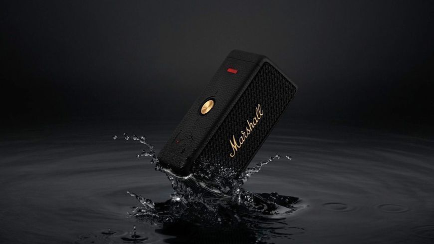 Портативна колонка Marshall Emberton II Black and Brass (1006234)