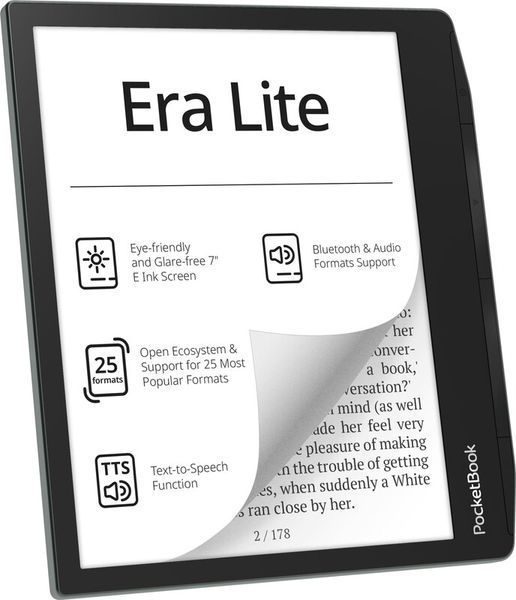 Електронна книга PocketBook 710 Era Lite Stone Green (PB710-9-WW)