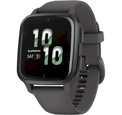 Смарт-годинник Garmin Venu Sq 2 Slate Aluminum Bezel with Shadow Gray Case and Silicone Band (010-02701-00/10/80)