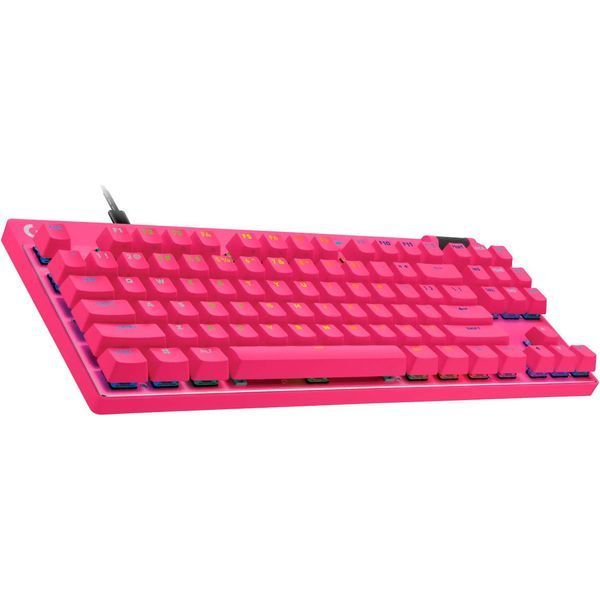 Клавиатура Logitech G Pro X TKL Rapid Linear Magenta (920-013253)