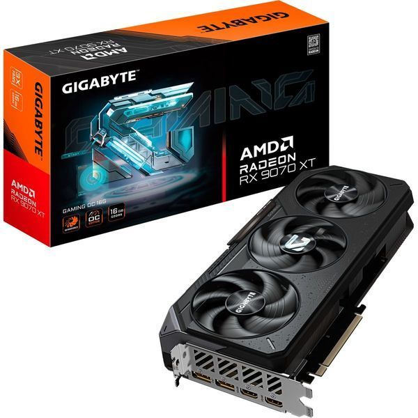 Відеокарта GIGABYTE Radeon RX 9070 XT GAMING OC 16G (GV-R9070XTGAMING OC-16GD)