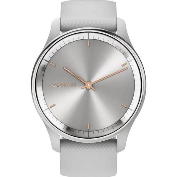 Смарт-годинник Garmin Vivomove Trend Silver S. Steel Bezel w. Mist Gray Case and S. Band (010-02665-03)