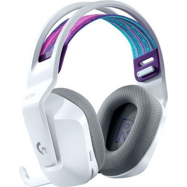 Навушники з мікрофоном Logitech G733 Lightspeed Wireless RGB WHITE (981-000883)