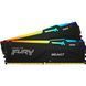 Пам'ять для настільних комп'ютерів Kingston FURY 32 GB (2x16GB) DDR5 5600 MHz FURY Beast RGB (KF556C36BBEAK2-32)