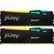 Пам'ять для настільних комп'ютерів Kingston FURY 32 GB (2x16GB) DDR5 5600 MHz FURY Beast RGB (KF556C36BBEAK2-32)