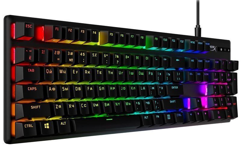 Клавіатура HyperX Alloy Origins PBT RGB Mechnical Red (639N3AA)