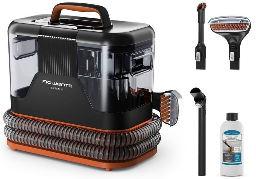 Миючий пилосос-плямовивідник Rowenta Clean It IN5011F0 black