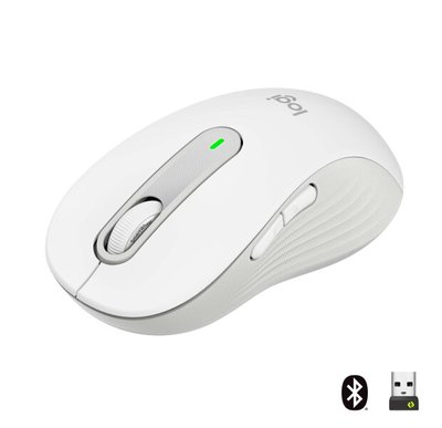 Мышь Logitech Signature M650 L Wireless Mouse Off-White (910-006238)